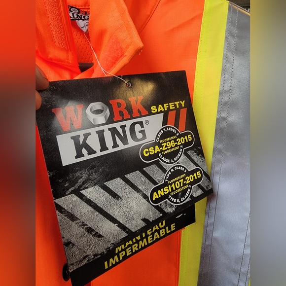 Work king hi-vis safety jacket and pants - Picture 3 of 6